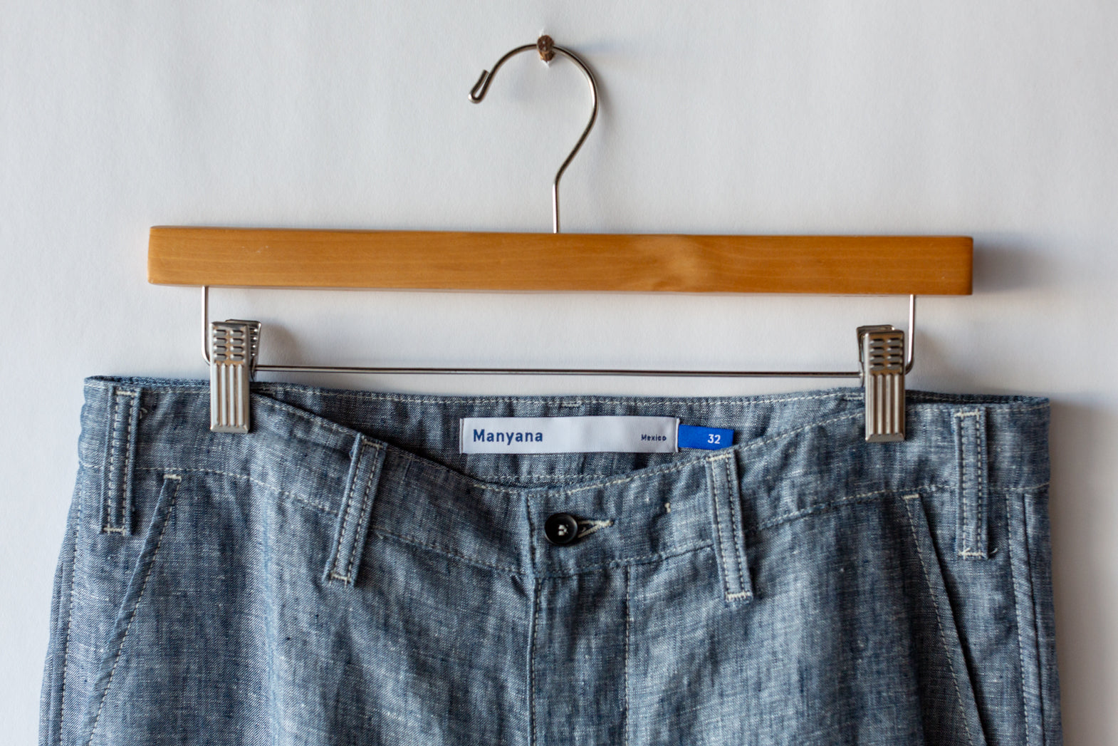 Coyote Pant - Chambray Denim Linen