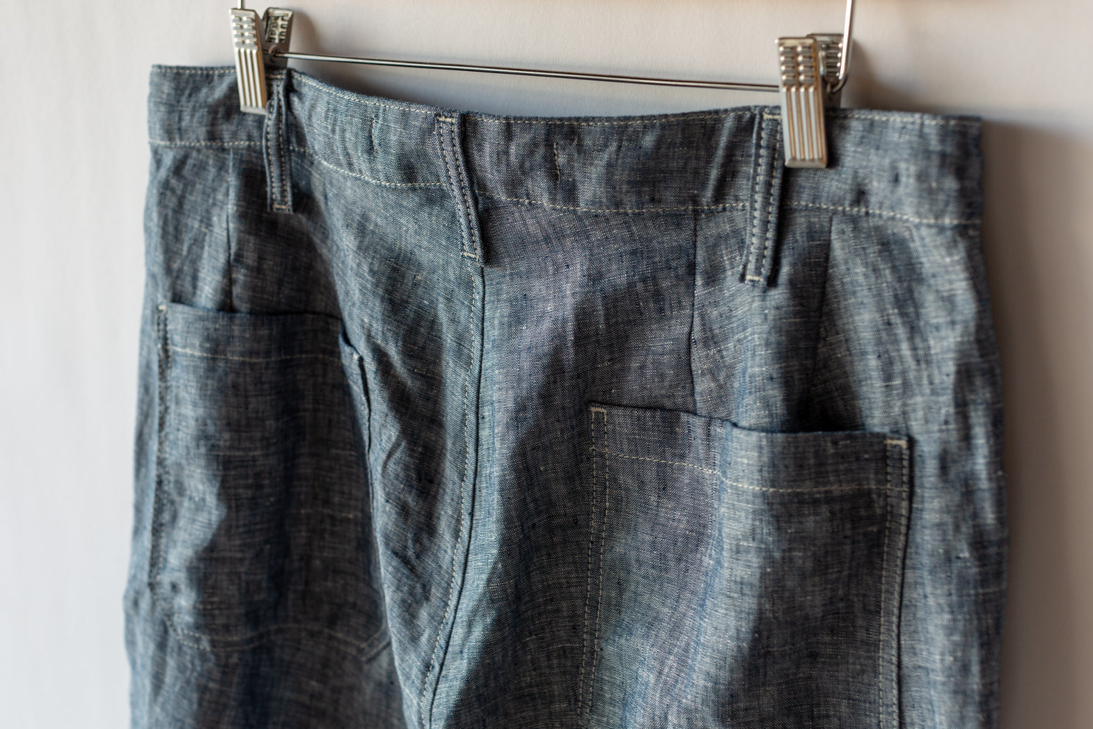 Coyote Pant - Chambray Denim Linen