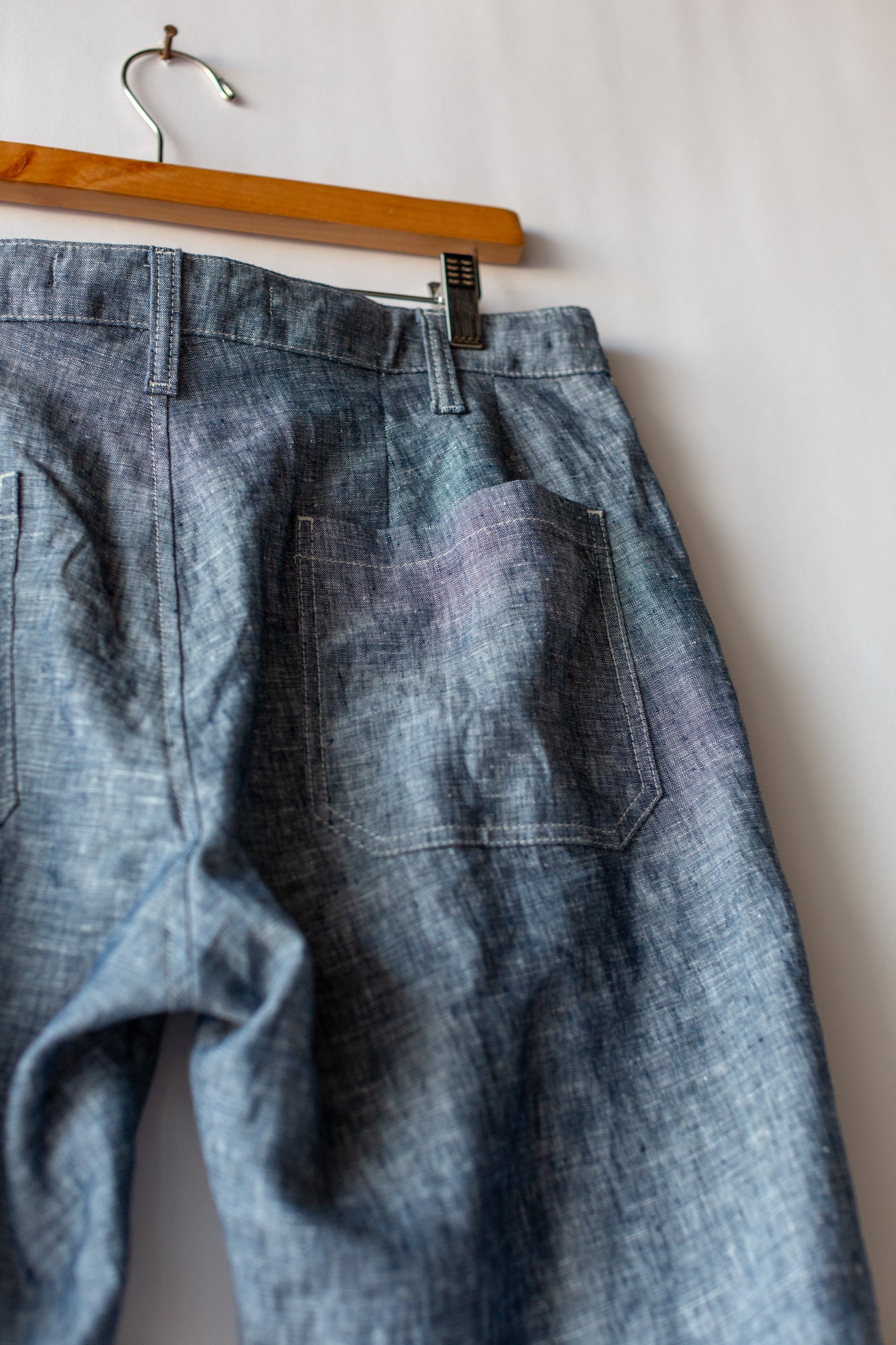 Coyote Pant - Chambray Denim Linen