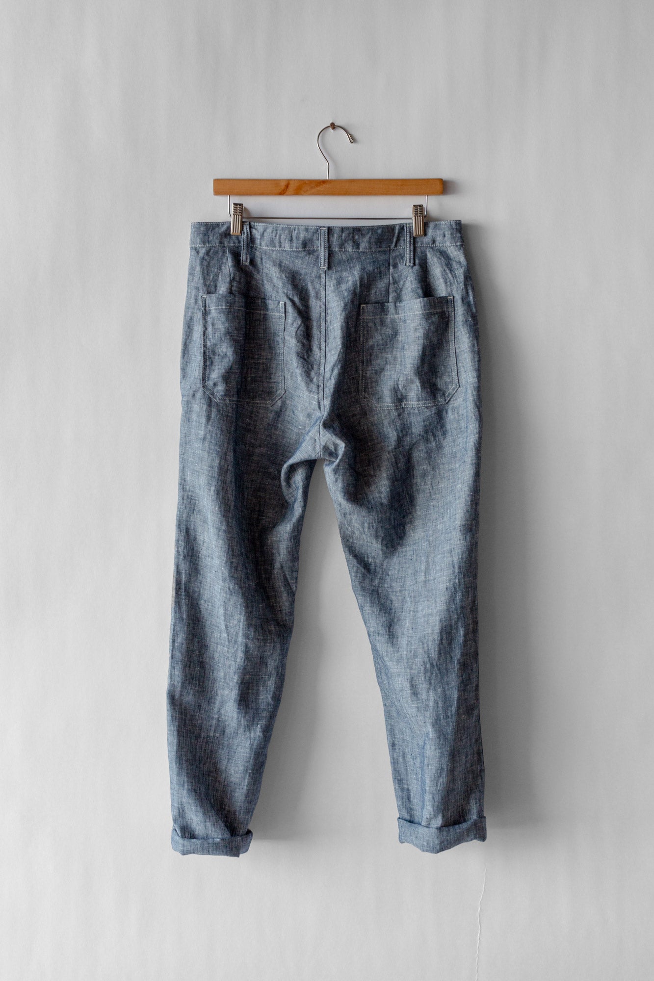 Coyote Pant - Chambray Denim Linen