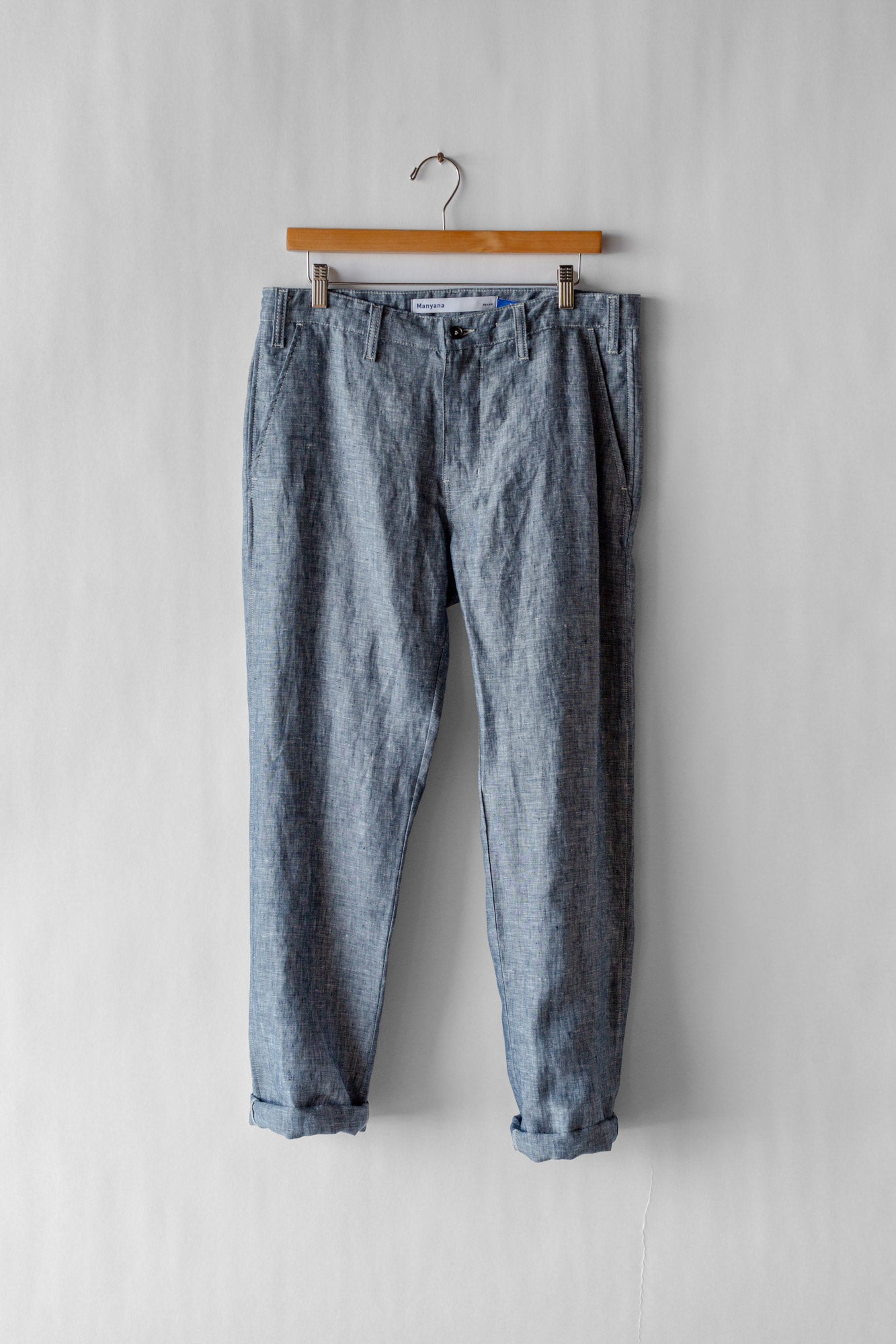 Coyote Pant - Chambray Denim Linen