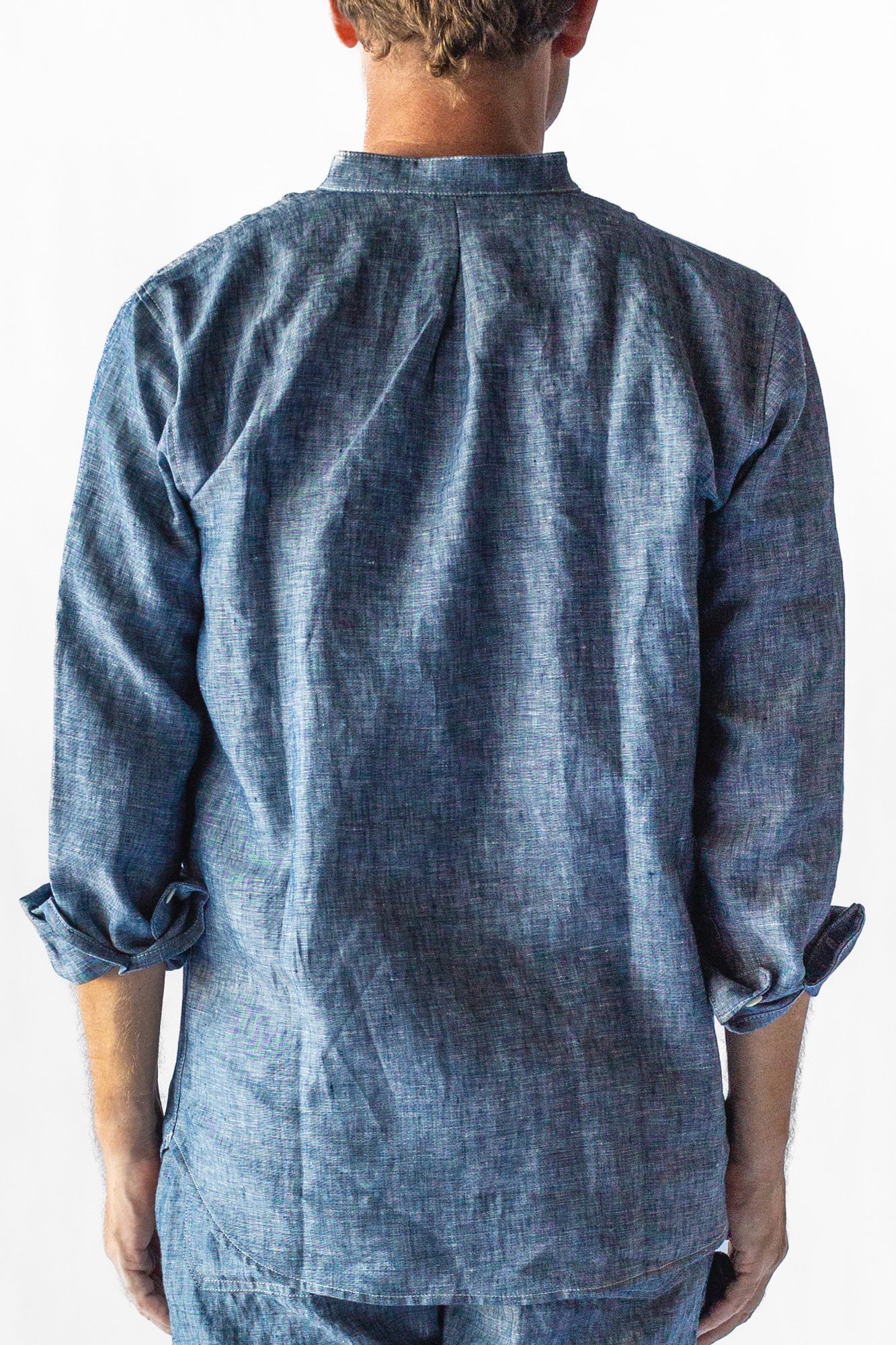 Coyota Shirt - Chambray Denim Linen