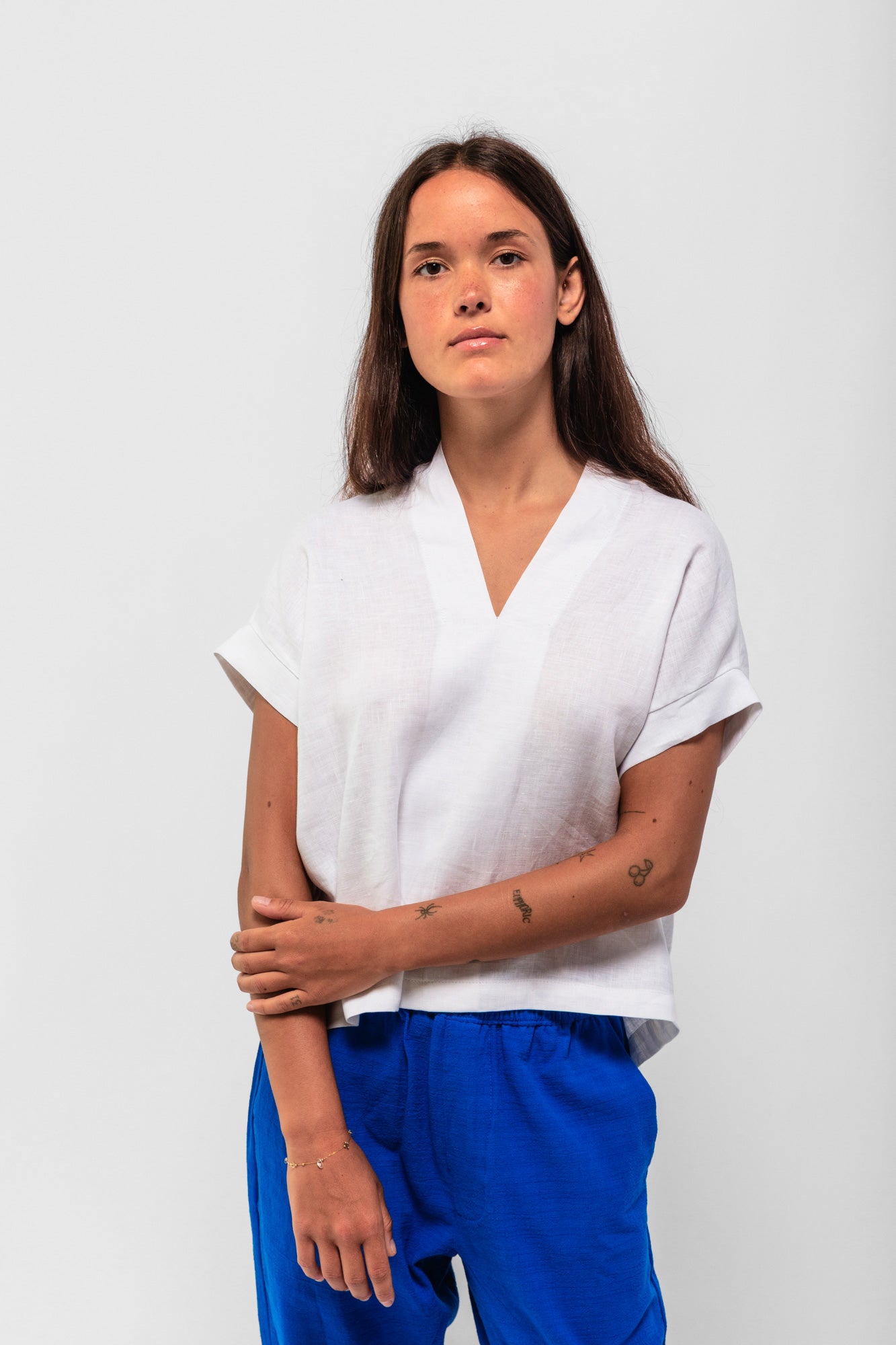 Camisa Isla - White