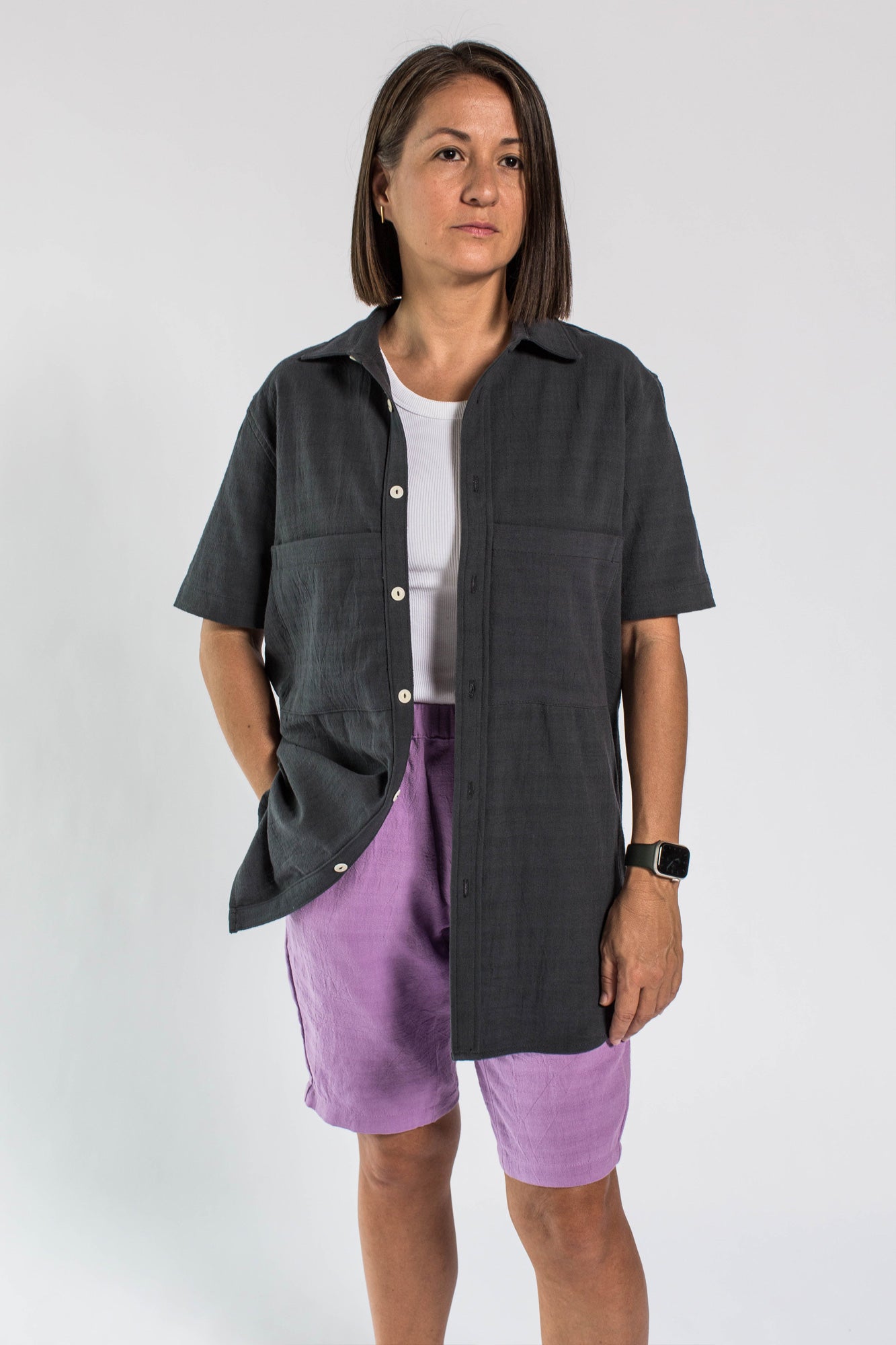 Tobala Short - Aubergine