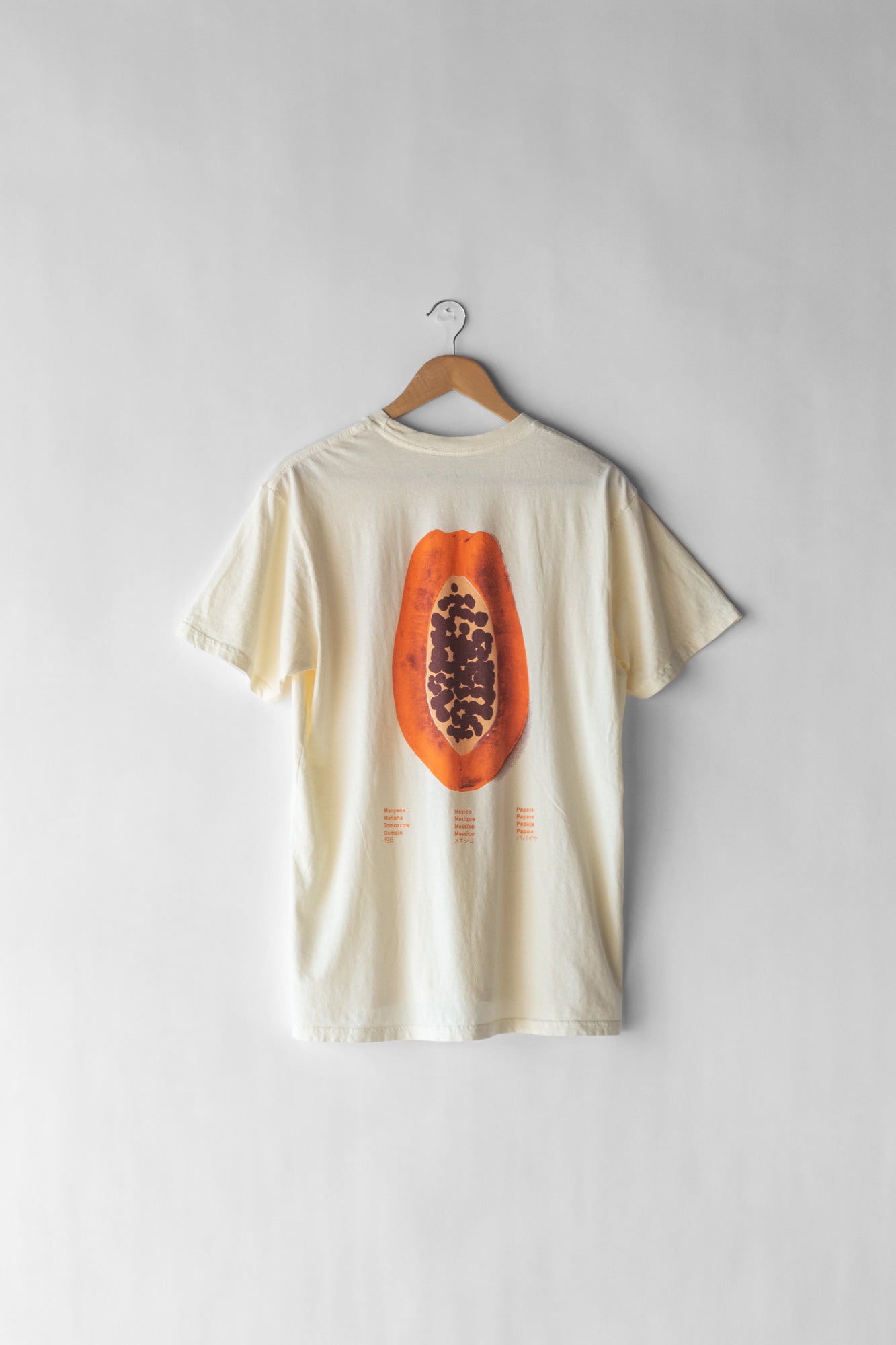 Camiseta de papaya