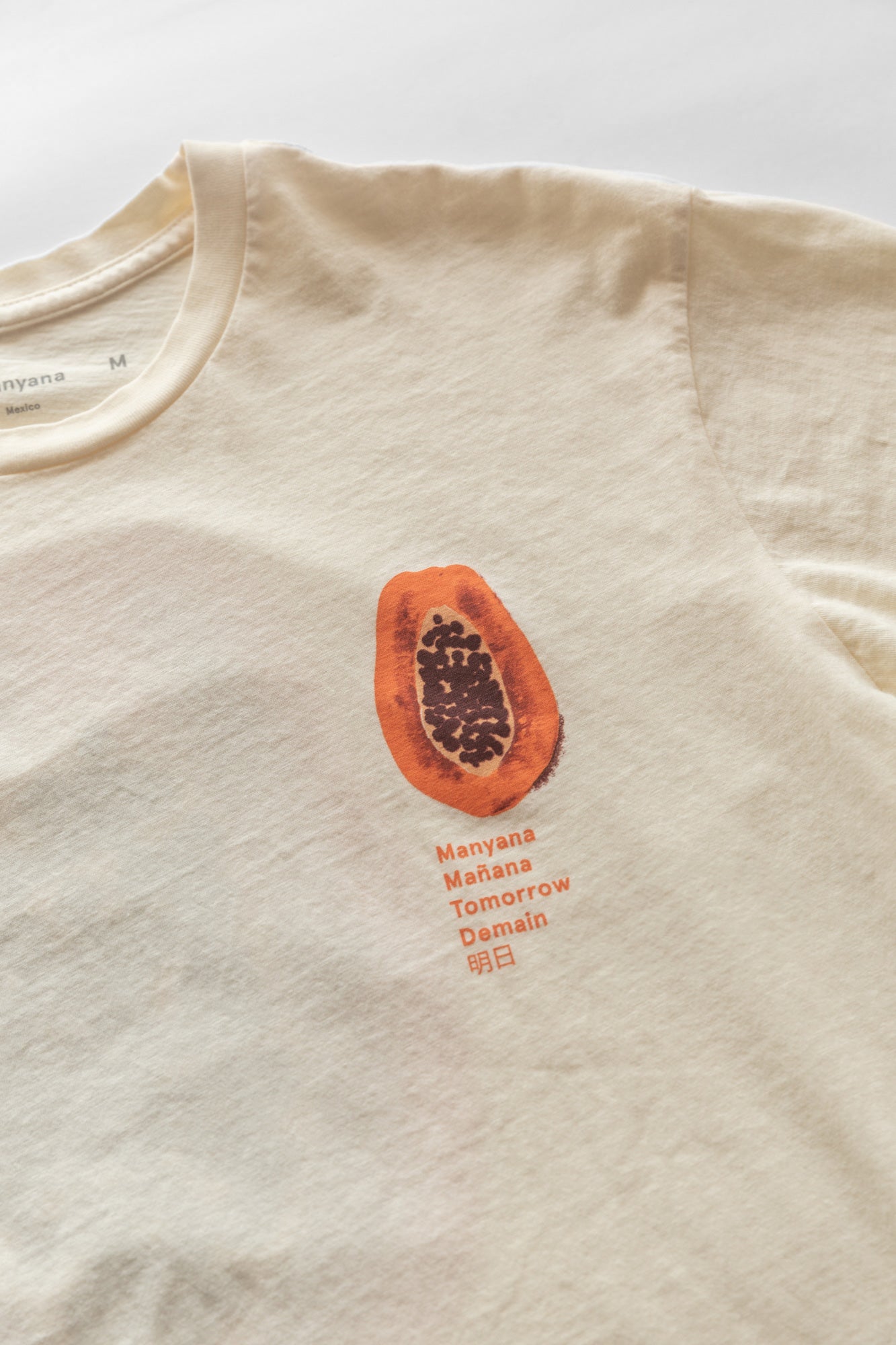 Camiseta de papaya