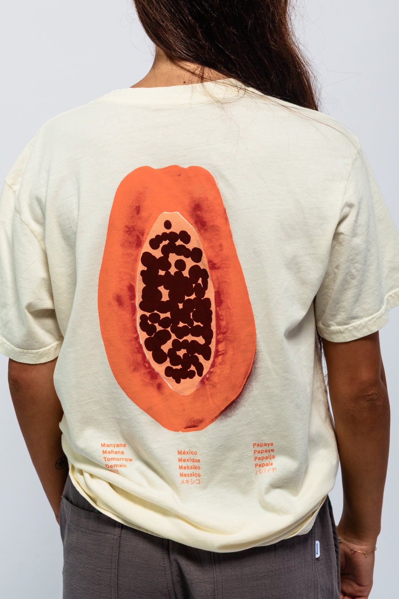 Camiseta de papaya
