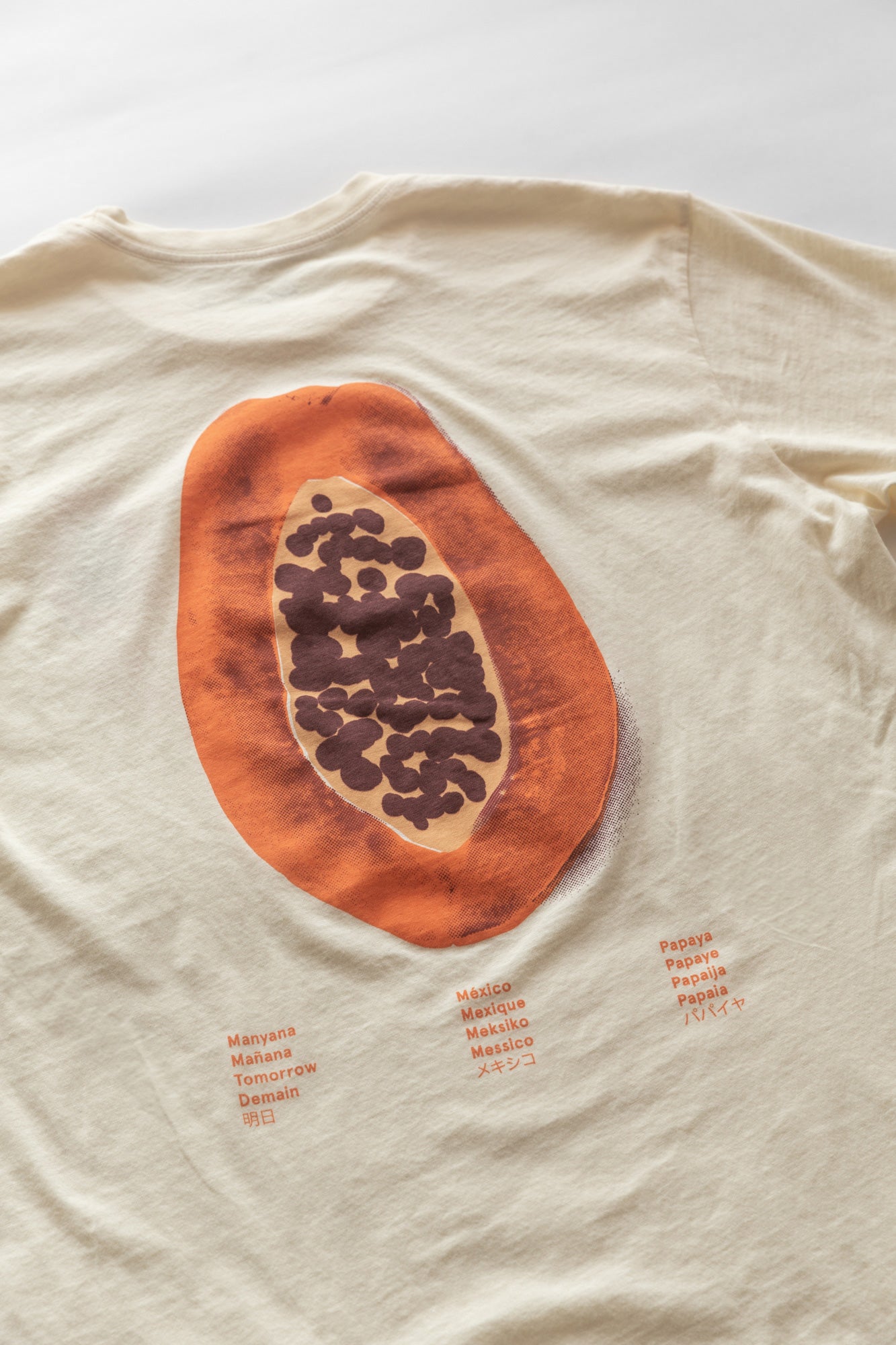 Camiseta de papaya