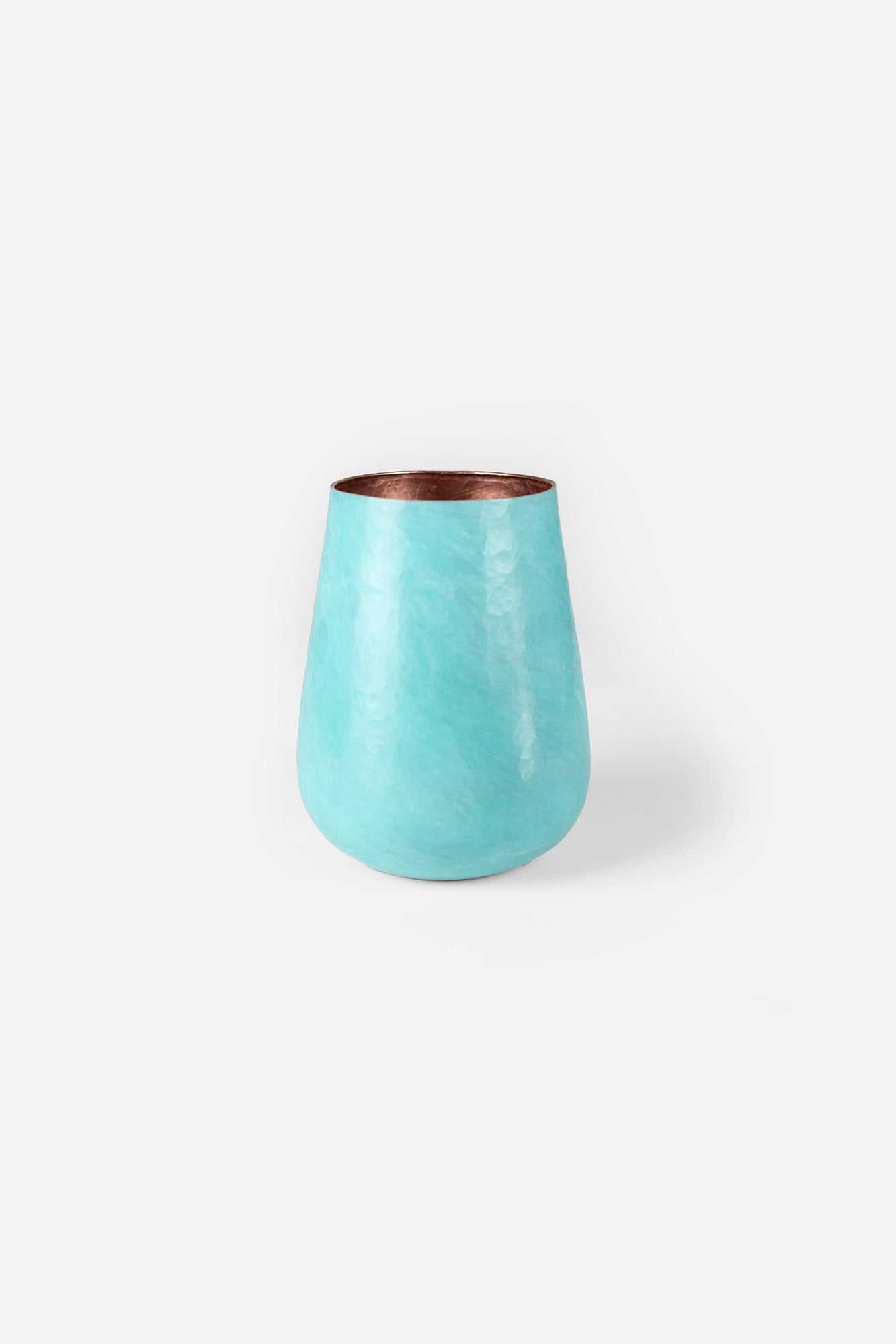 Estudio Pomelo Copper Vase Medium Oxido Front