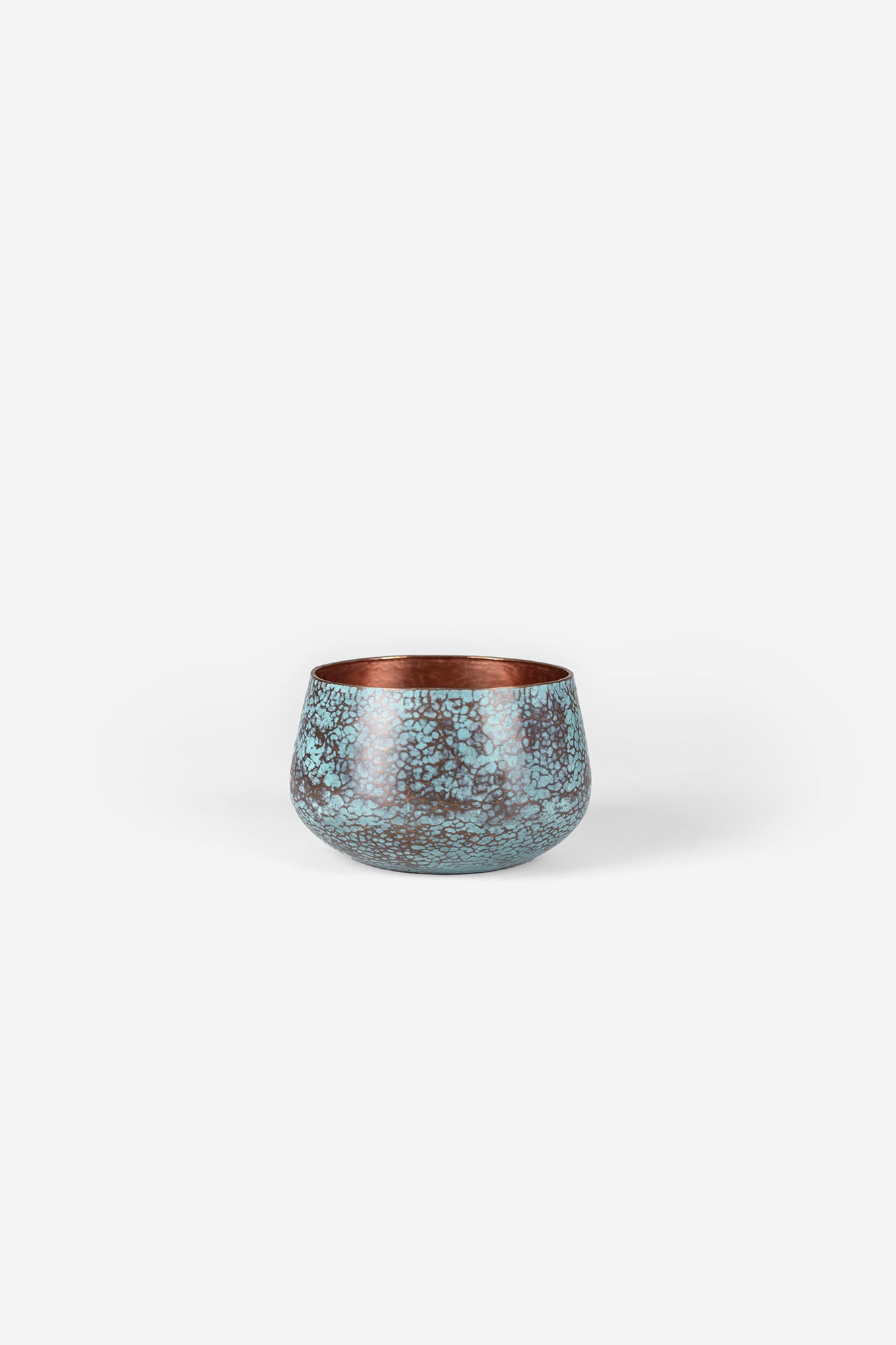 Estudio Pomelo Copper Vase Small Raspado Front
