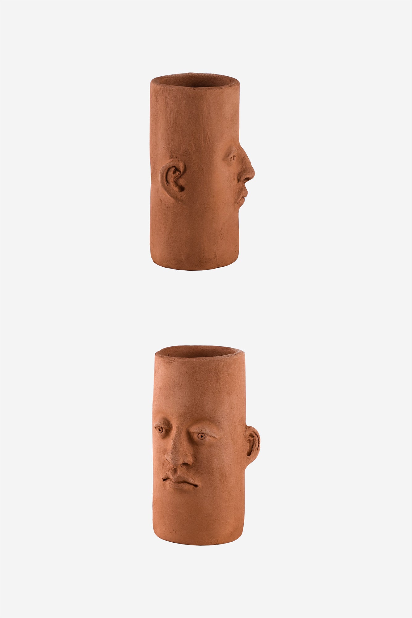 Head Planter Pottery Alta Roja Details