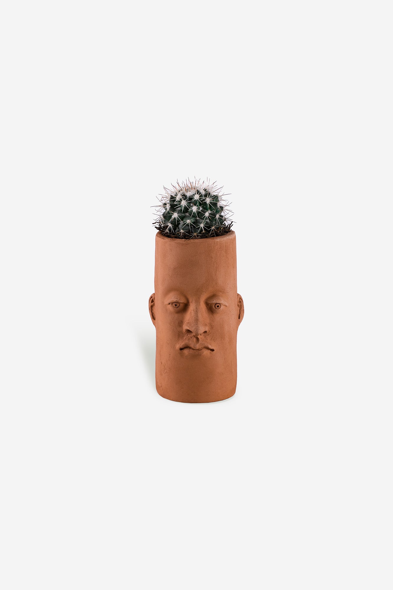 Head Planter Pottery Alta Roja Front