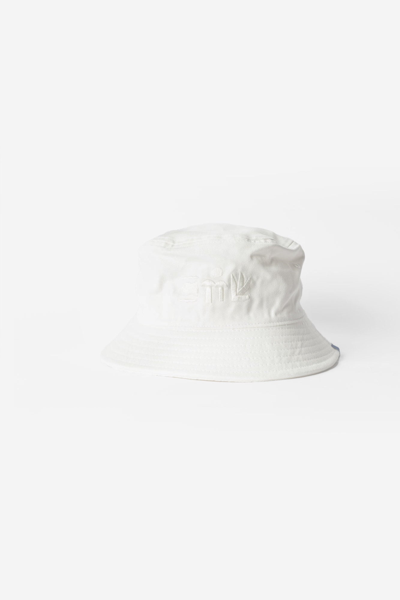 Manyana Bucket Hat Icons Ecru