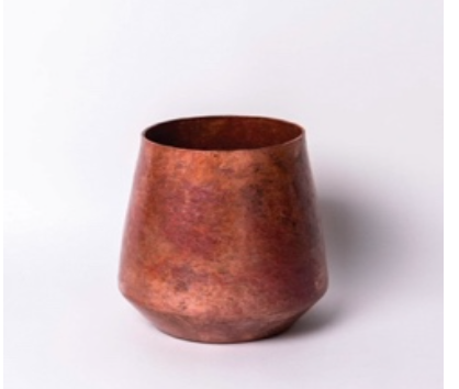 Copper Vase Large Natural