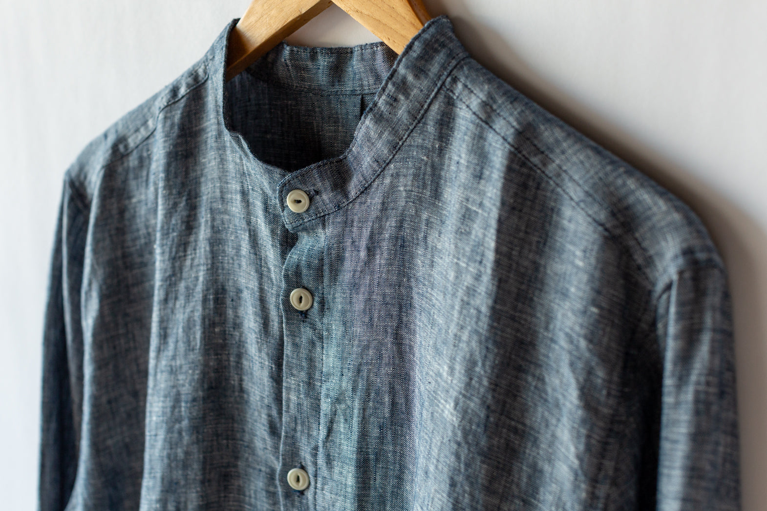 Coyota Shirt - Chambray Denim Linen