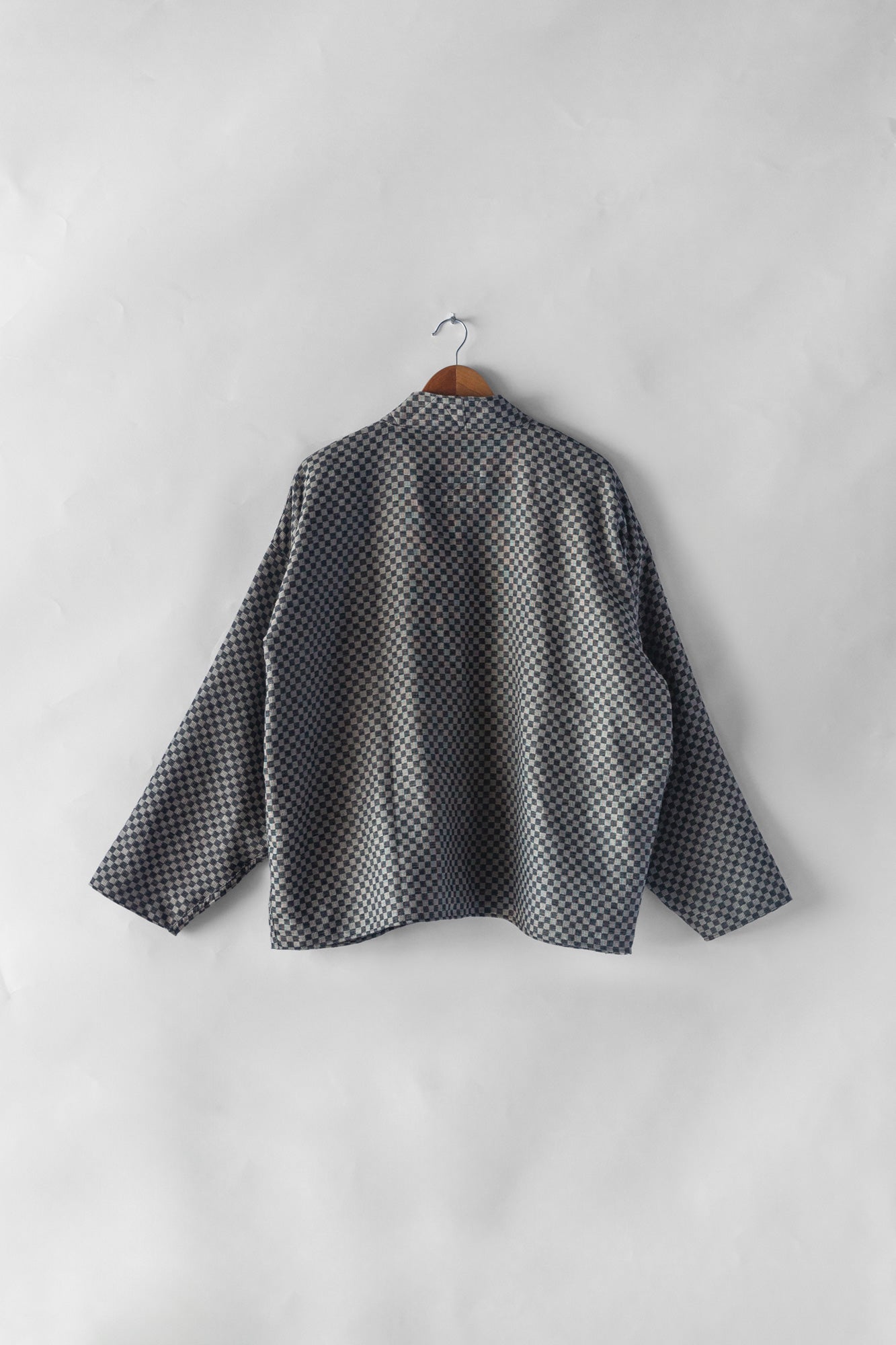 Neptune Haori Jacket - Checkerboard Linen