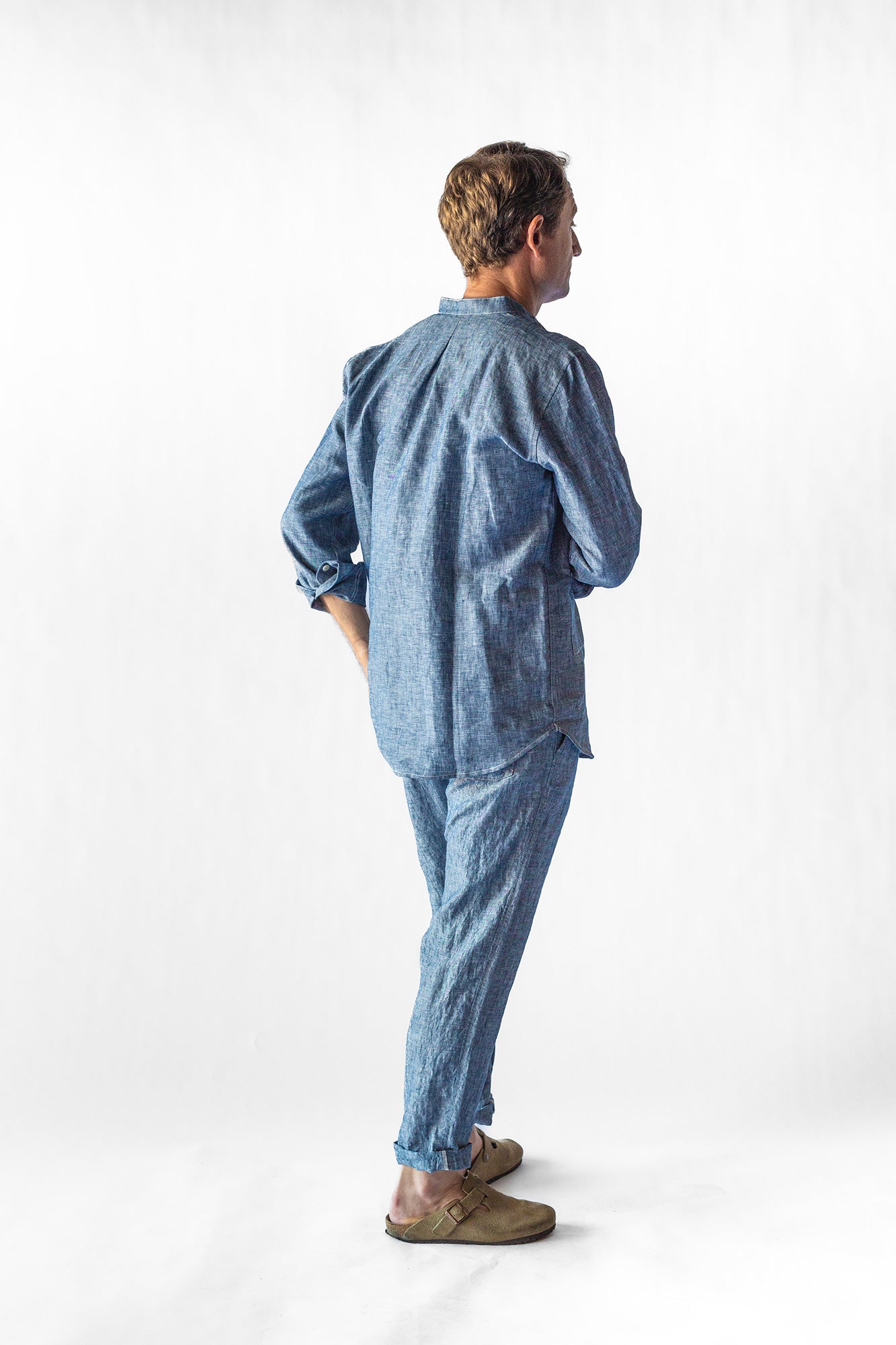 Coyota Shirt - Chambray Denim Linen