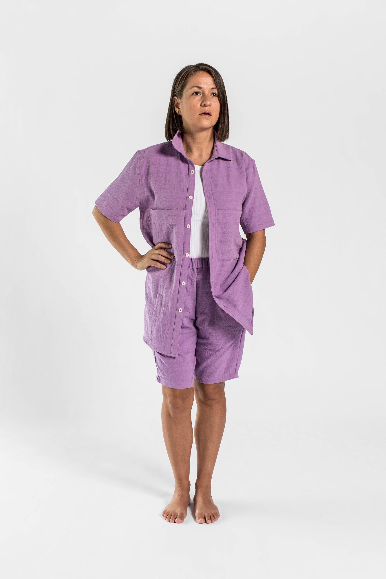 Tobala Short - Aubergine