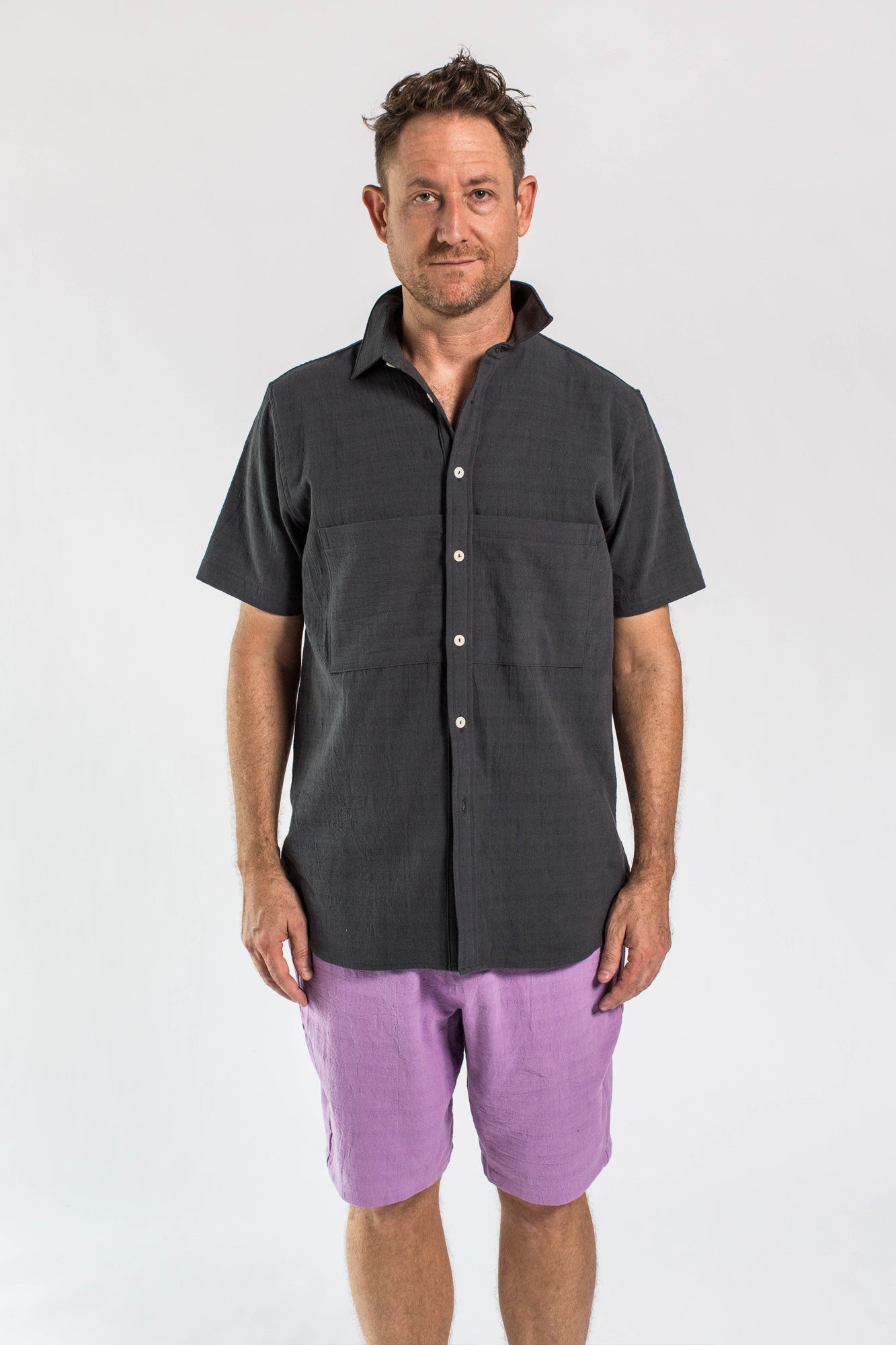 Tobala Short - Aubergine