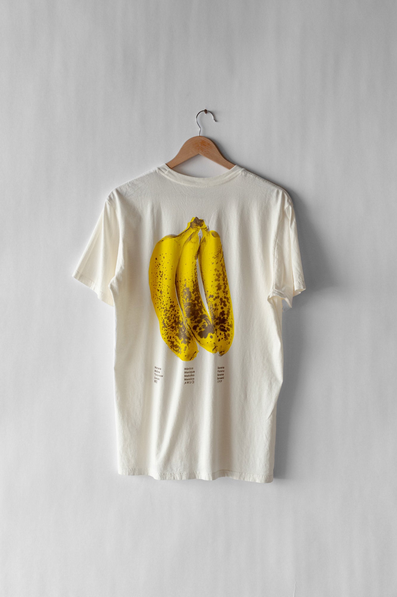 Camiseta Plátano - Ecru