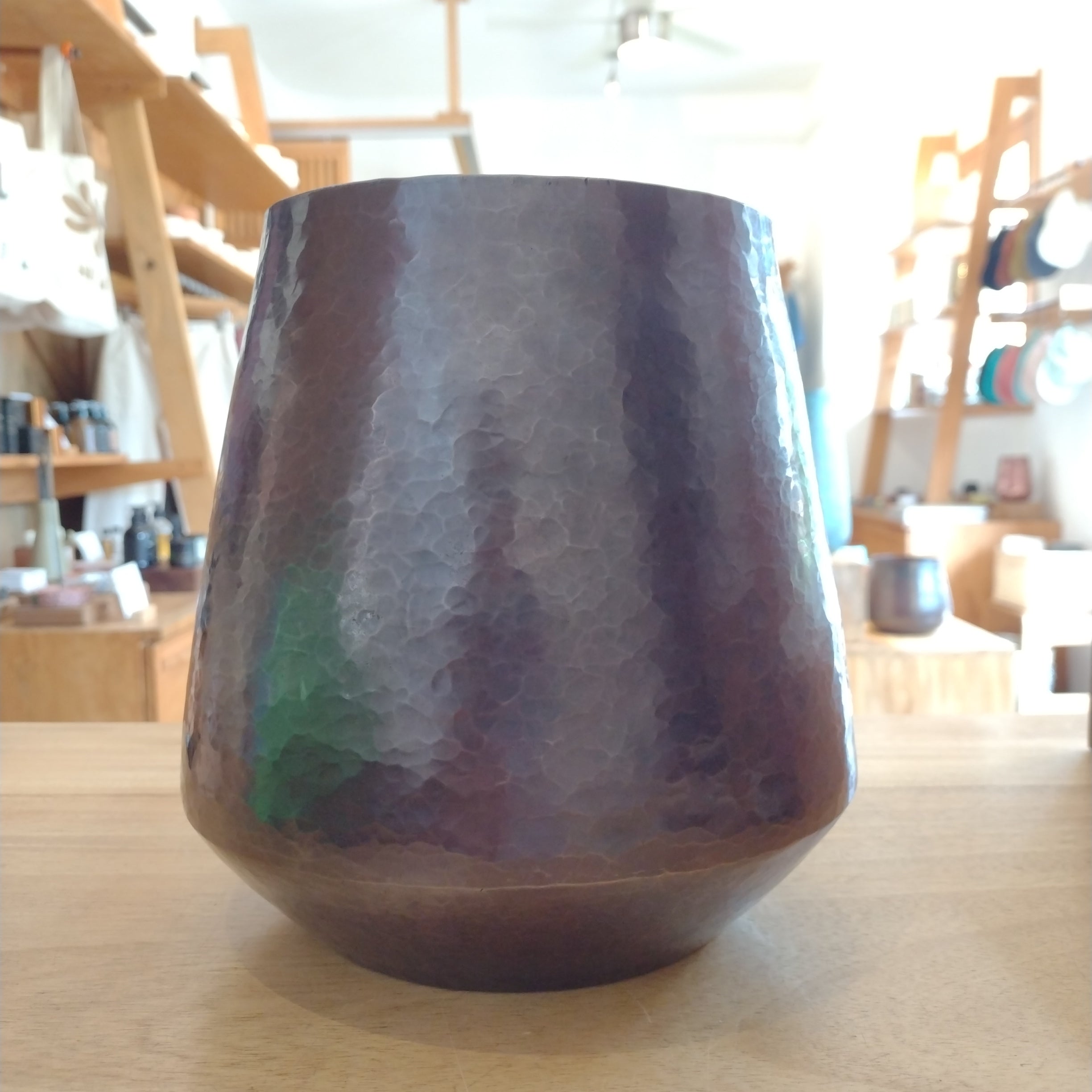 Copper vase large - Patina Negra