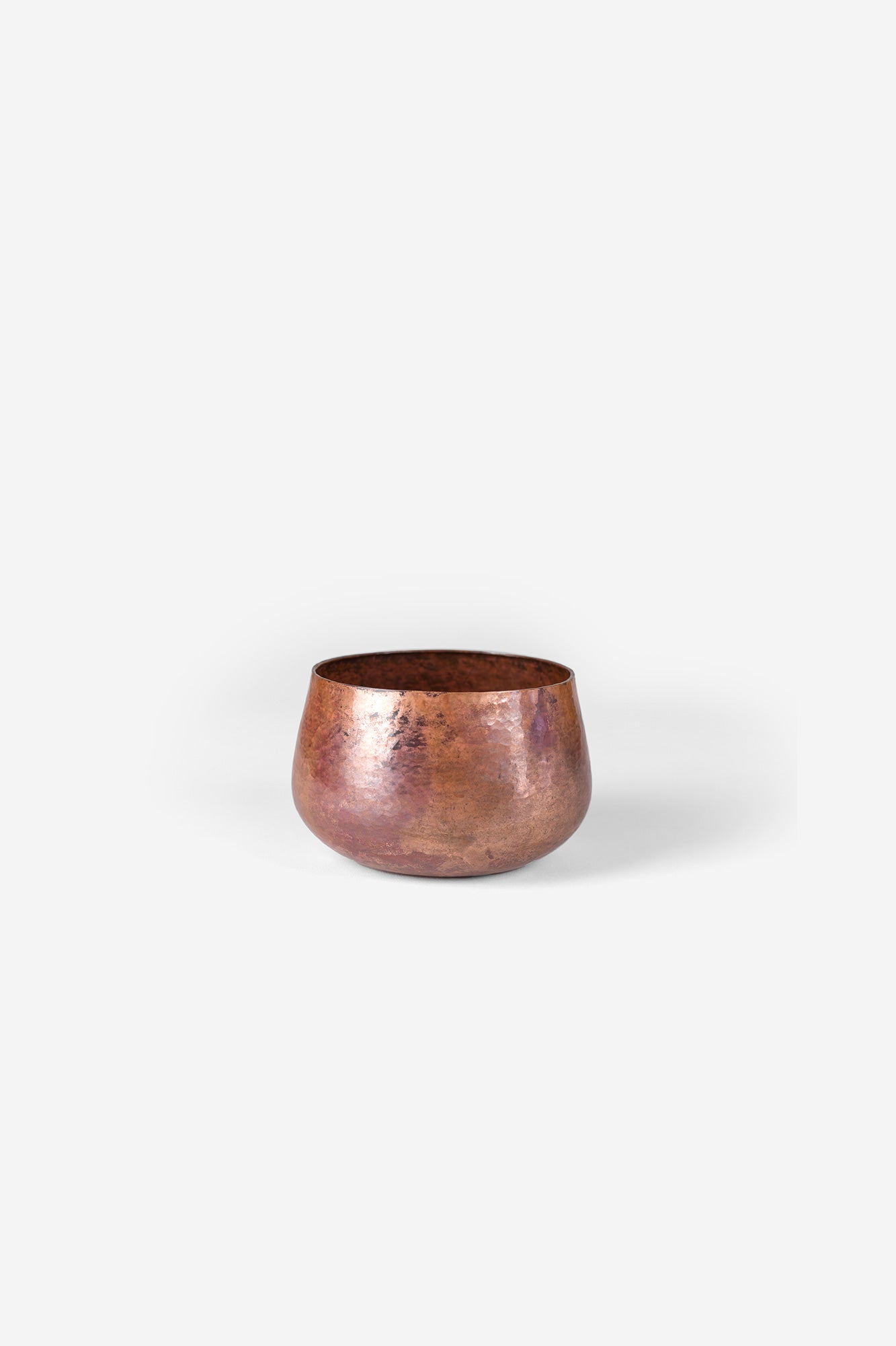 Estudio Pomelo Copper Vase Small Natural Front