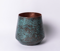 Copper Vase Large Raspado
