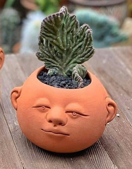 Terracotta Visage Head Planter – Online8